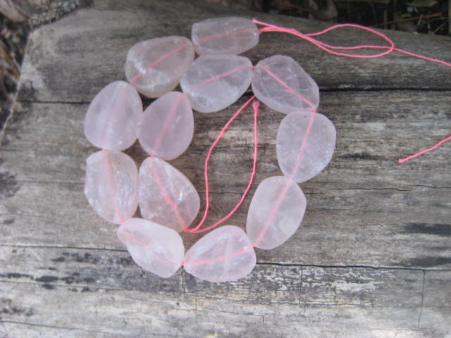 Rose Quartz Beads Stone of love and self-acceptance 3670
